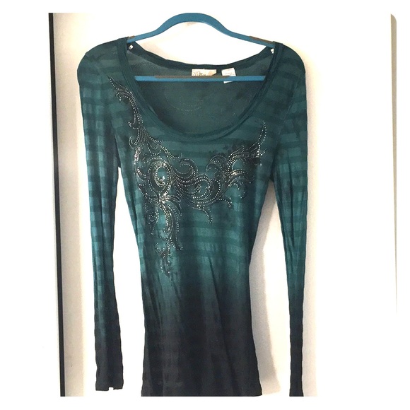 Miss Me Tops - Miss Me Long Sleeve Top